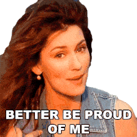 Better Be Proud Of Me Shania Twain Sticker - Better Be Proud Of Me Shania Twain Any Man Of Mine Song Stickers