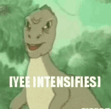 Yee Intensifies GIF - Yee Intensifies Dino GIFs