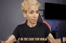 F In Chat F In Chat For Ninja GIF - F In Chat F In Chat For Ninja Ninja GIFs