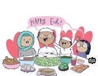 Happy Eid Alicia Souza Sticker - Happy Eid Alicia Souza Eid Celebration Stickers