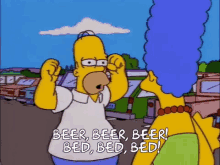 Homer Simpson Beer GIF - Homer Simpson Beer Bed GIFs