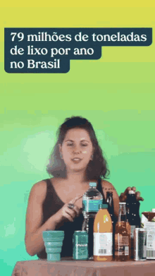 79milhoes De Toneladas De Lixo Por Ano No Brasil Nina Marcucci GIF - 79milhoes De Toneladas De Lixo Por Ano No Brasil Nina Marcucci Menos1lixo GIFs