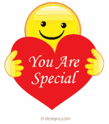 you are special smiling