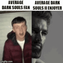 Average Dark Soul Fan Vs Average Dark Soul Ii Enjoyer GIF - Average Dark Soul Fan Vs Average Dark Soul Ii Enjoyer GIFs