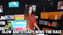 Slow And Steady Wins The Race Zhc GIF - Slow And Steady Wins The Race Zhc Be Consistent GIFs