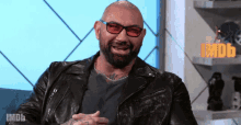 Laughing Dave Bautista GIF - Laughing Dave Bautista The Imdb Show GIFs