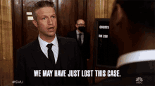 We May Have Just Lost This Case Dominick Carisi Jr GIF - We May Have Just Lost This Case Dominick Carisi Jr Law And Order Special Victims Unit GIFs