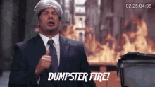 Louderwithcrowder Dumpster Fire GIF - Louderwithcrowder Dumpster Fire Crowder GIFs