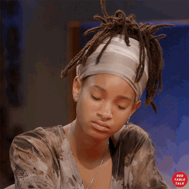 Imagine Willow Smith GIF Imagine Willow Smith Red Table Talk