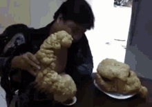 Calories On Thanksgiving Don'T Count GIF - Chicharon Giant Food Food GIFs