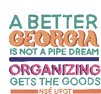 A Better Georgia Is Not A Pipe Dream Georgia Voter Sticker - A Better Georgia Is Not A Pipe Dream Georgia Pipe Dream Stickers