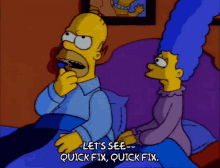 Homer Simpson Marge Simpson GIF - Homer Simpson Marge Simpson Lets See GIFs