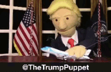 The Trump Puppet Airforce Once GIF - The Trump Puppet Trump Puppet Trump GIFs