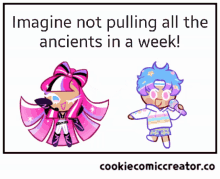 cookie run popping candy cookie sparkling glitter cookie imagine imagine not pulling all the ancients