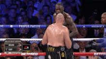 Tyson Fury Knock Down GIF - Tyson Fury Knock Down Deontay Wilder GIFs