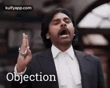 Objection.Gif GIF - Objection Pspk Pawan Kalyan GIFs