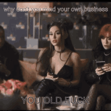 Ariana Grande Dont Look Up GIF - Ariana Grande Dont Look Up You Old Fuck GIFs