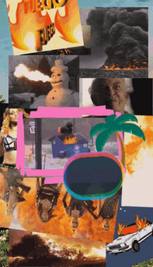 beach fire