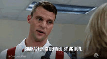 character is defined by action matthew casey jesse spencer chicago fire action is character