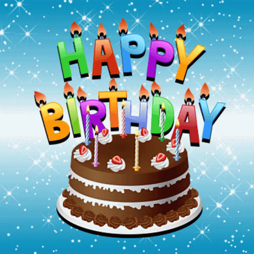 Happy Birthday Candles GIF - Happy Birthday Candles Cake - Discover & Share  GIFs