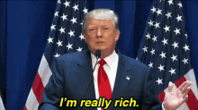 im rich donald trump rich