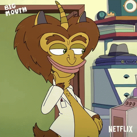 Big Mouth Hormone Monster GIF.