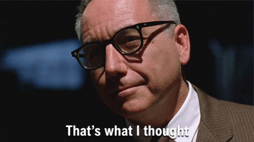 Thats What I Thought Warden Norton GIF - Thats What I Thought Warden Norton The  Shawshank Redemption - Discover & Share GIFs