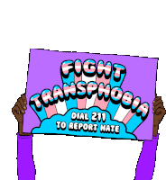 Trans Lgbt Rights Sticker - Trans Lgbt Rights Bigotry Stickers