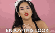 enjoy this look have a great time try this makeup on pretty beautiful