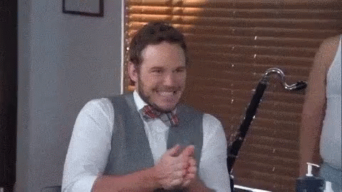 Chris Pratt Rubbing Hands GIF - Chris Pratt Rubbing Hands Smile GIFs