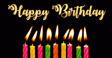 Happy Birthday Candle GIF - Happy Birthday Candle Fire GIFs