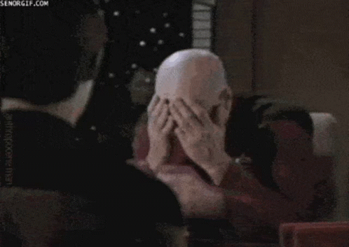 Star Trek,picard,facepalm,disappointed,irritated,gif,animated gif,gifs,meme...