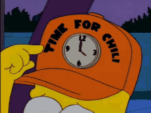 Simpsons Time For Chill GIF - Simpsons Time For Chill GIFs