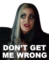 Dont Get Me Wrong Lily Munster Sticker - Dont Get Me Wrong Lily Munster Sheri Moon Zombie Stickers