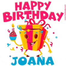 Happy Birthday Joana GIF - Happy Birthday Joana Cake GIFs