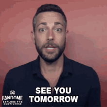 See You Tomorrow Zachary Levi GIF - See You Tomorrow Zachary Levi Dc Fandome GIFs
