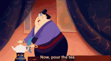 Now Pour The Tea Mulan GIF - Now Pour The Tea Mulan Inky Hands GIFs