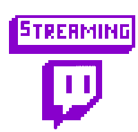 Streaming Twitch Sticker - Streaming Twitch Live Stickers