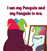 Penguin Is Me I Am My Penguin Sticker - Penguin Is Me I Am My Penguin Pudgy Penguin Stickers