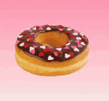 Heart Sprinkles GIF - Donut Sprinkles Chocolate GIFs