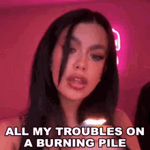 All My Troubles On A Burning Pile Luvstruck GIF - All My Troubles On A Burning Pile Luvstruck Xset GIFs