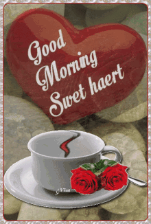 Jóreggelt Good Morning Sweet Heart GIF - Jóreggelt Good Morning Sweet Heart Heart GIFs