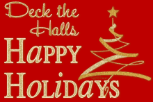 Deck The Halls Happy Holidays GIF - Deck The Halls Happy Holidays GIFs