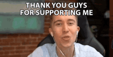 Thank You Guys For Supporting Me Jake GIF - Thank You Guys For Supporting Me Jake Sirtag GIFs