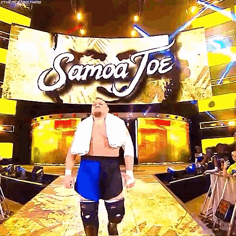Samoa Joe Entrance GIF - Samoa Joe Entrance Wwe GIFs