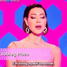 Aubrey Plaza This Is The Best Day Of My Life GIF - Aubrey Plaza This Is The Best Day Of My Life Im Killing Myself Tomorrow GIFs