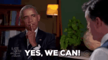Yes We Can Obama GIF - Yes We Can Obama Interview GIFs
