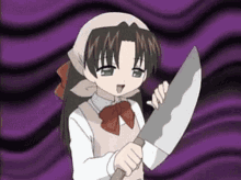 yandere tagged knife anime
