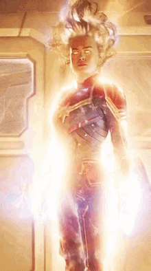 Captain Marvel Carol Danvers GIF - Captain Marvel Carol Danvers GIFs