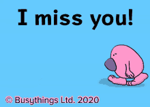 Busythings Pink Man GIF - Busythings Pink Man Miss You GIFs
